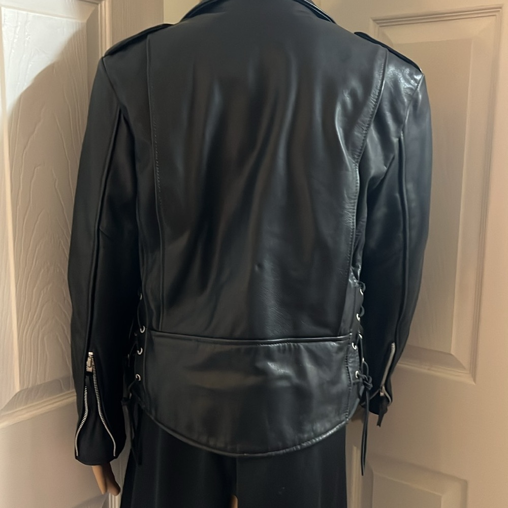 Leather motorcycle jacket 🧥🏍 heavy weight - Picture 7 of 9